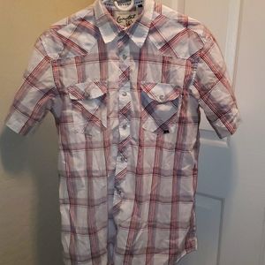 Coastal large button down mens shirt